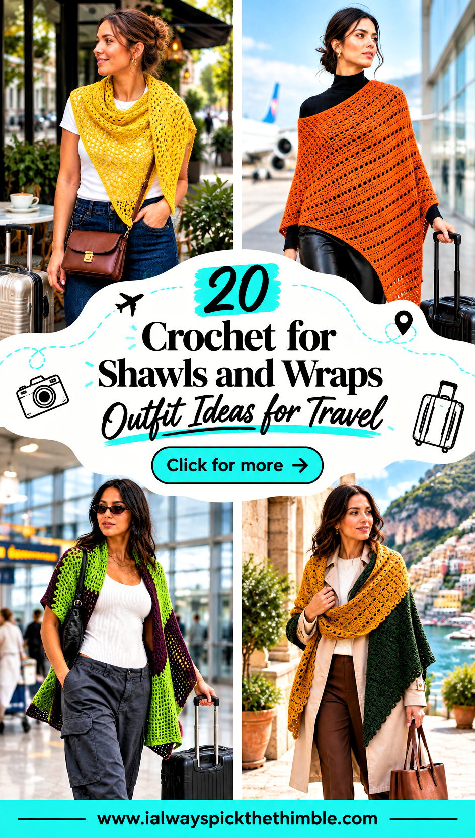 20 Crochet for Shawls and Wraps Outfit Ideas for Travel - 20 Crochet for Shawls and Wraps Outfit Ideas for Travel