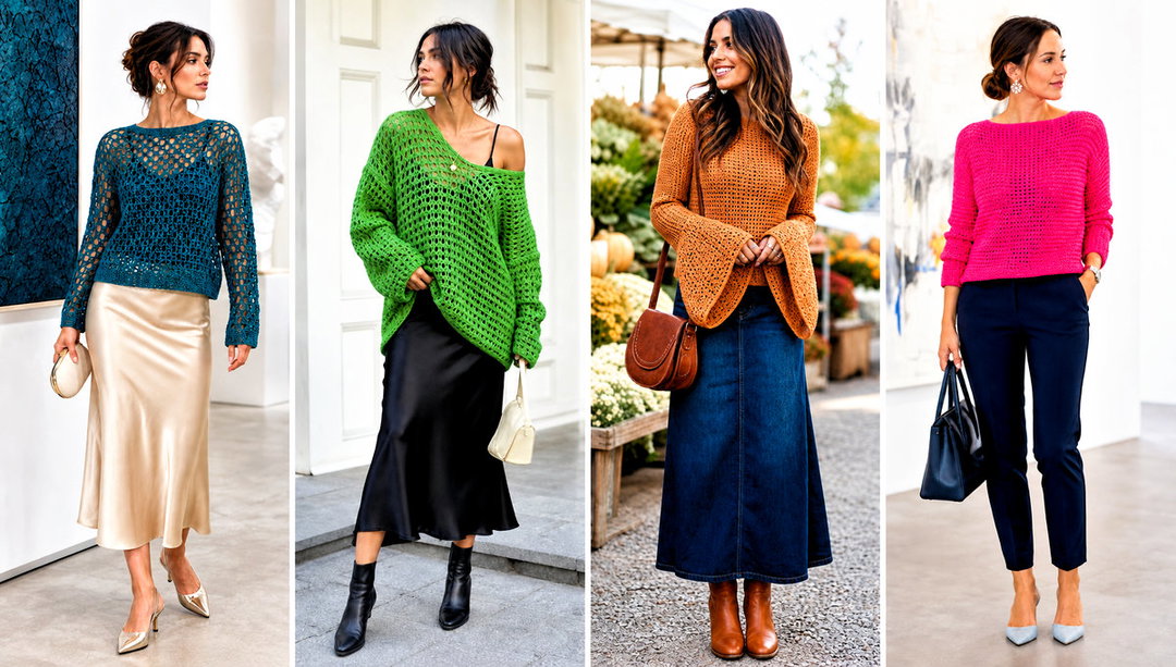 20 Crochet for Sweaters for Women Outfit Ideas for Fall
