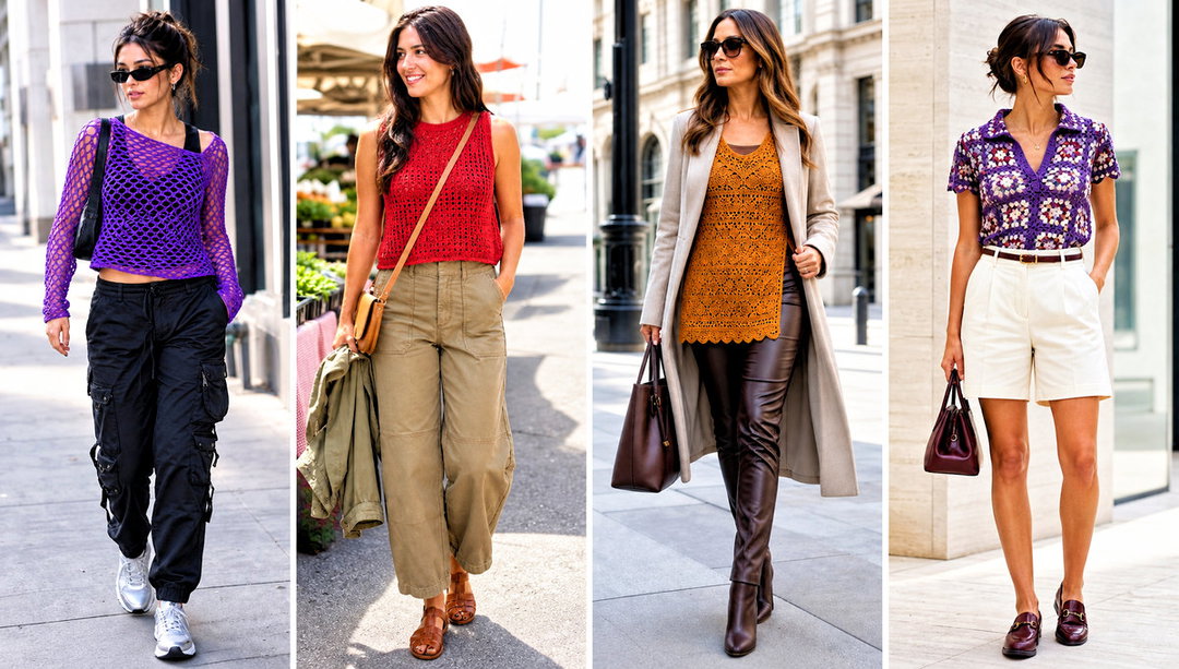20 Crochet for Tops Outfit Ideas for Summer Styling
