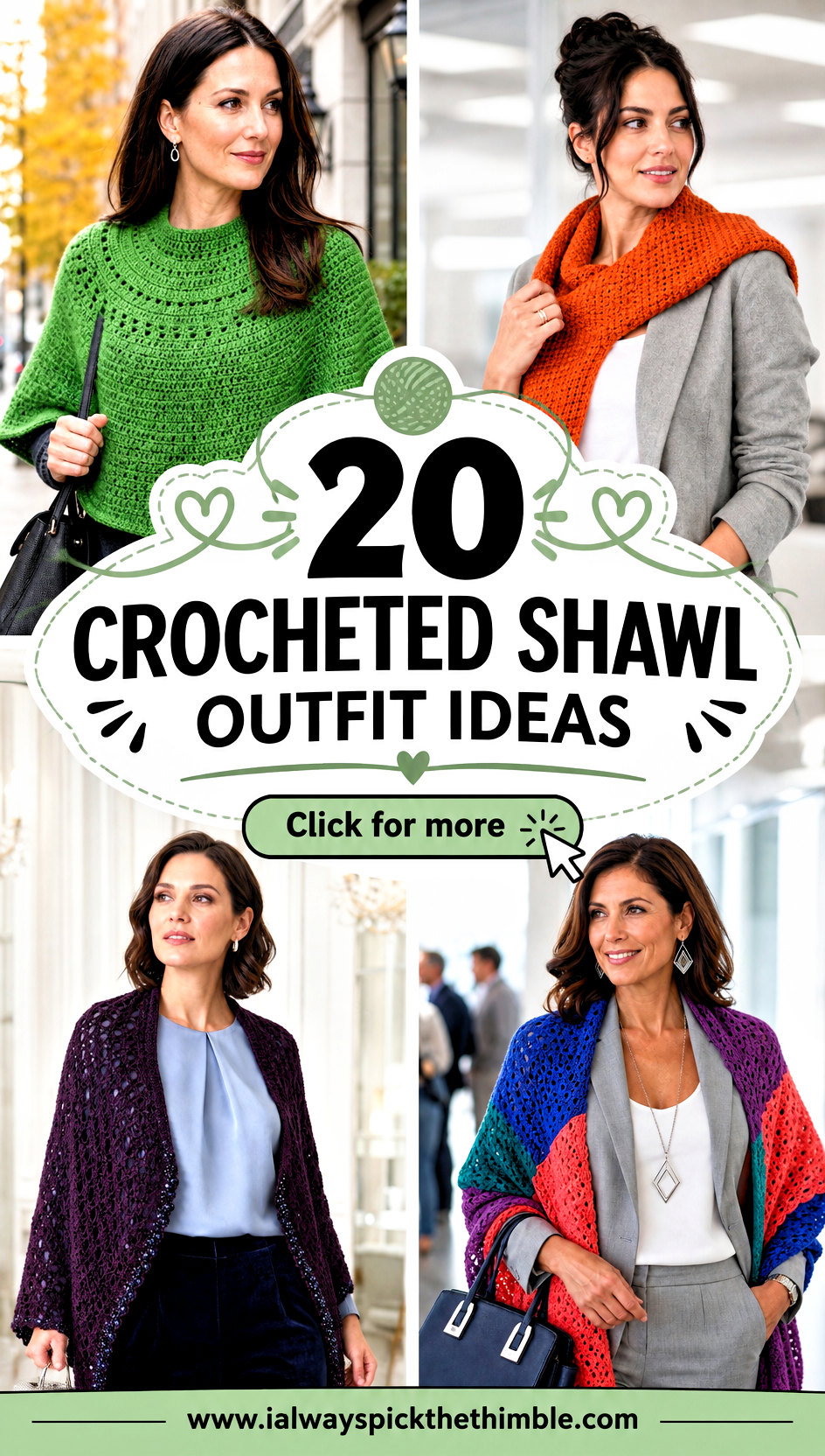 20 Crocheted Shawl Outfit Ideas for Cozy Layered Looks - 20 Crocheted Shawl Outfit Ideas for Cozy Layered Looks