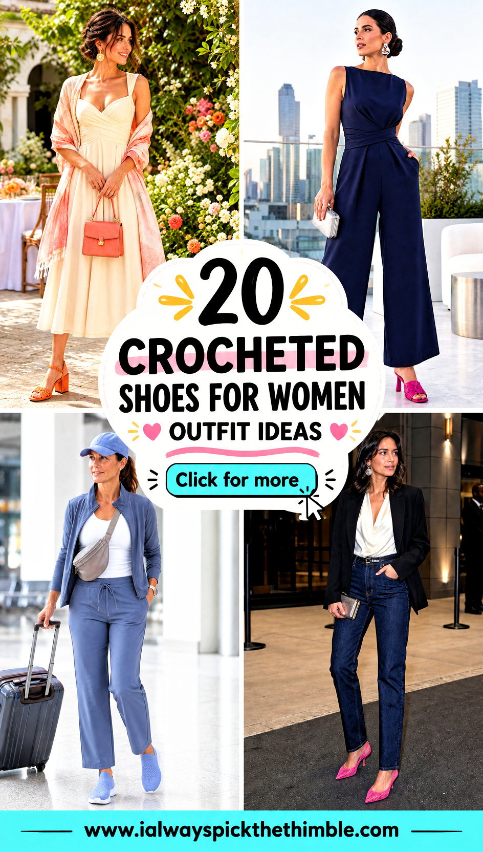 20 Crocheted Shoes for Women Outfit Ideas for Summer - 20 Crocheted Shoes for Women Outfit Ideas for Summer