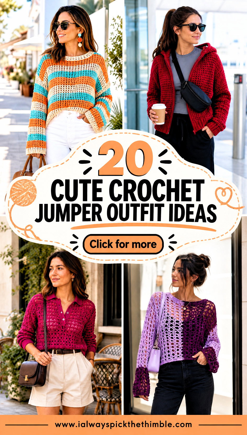 20 Cute Crochet Jumper Outfit Ideas for Cozy Layering - 20 Cute Crochet Jumper Outfit Ideas for Cozy Layering