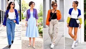 20 Cute Crochet Shrug Outfit Ideas for Light Summer Layers