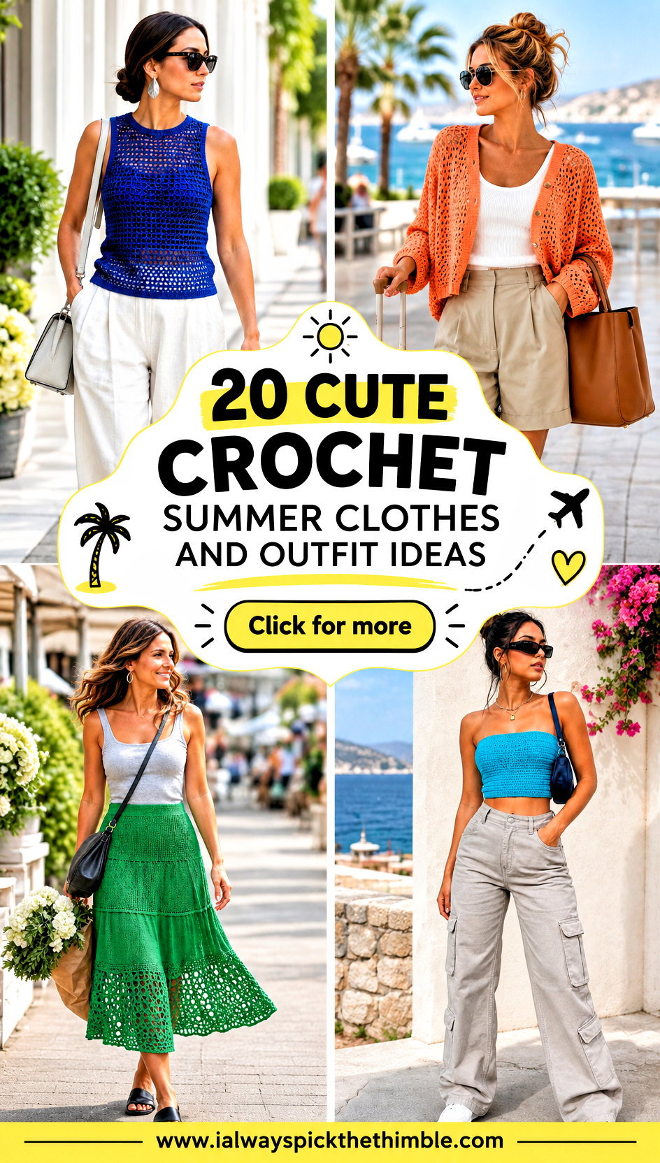 20 Cute Crochet Summer Clothes and Outfit Ideas to Pack - 20 Cute Crochet Summer Clothes and Outfit Ideas to Pack