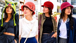 20 Demon Slayer Crochet Hat Outfit Ideas for Cosplay