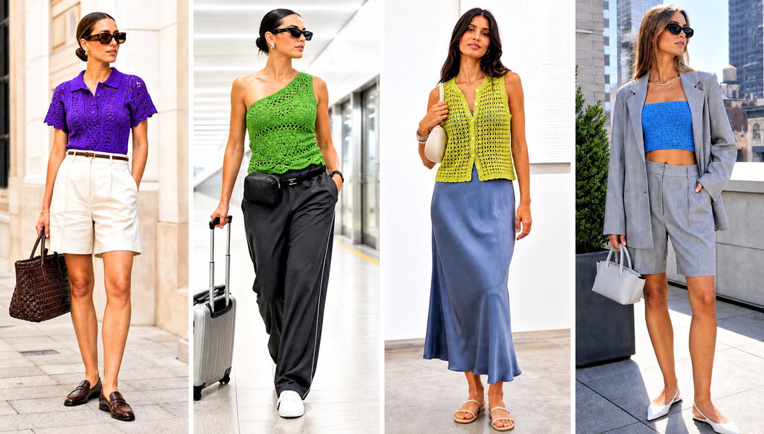 20 Designer Crochet Top Outfit Ideas for City Style