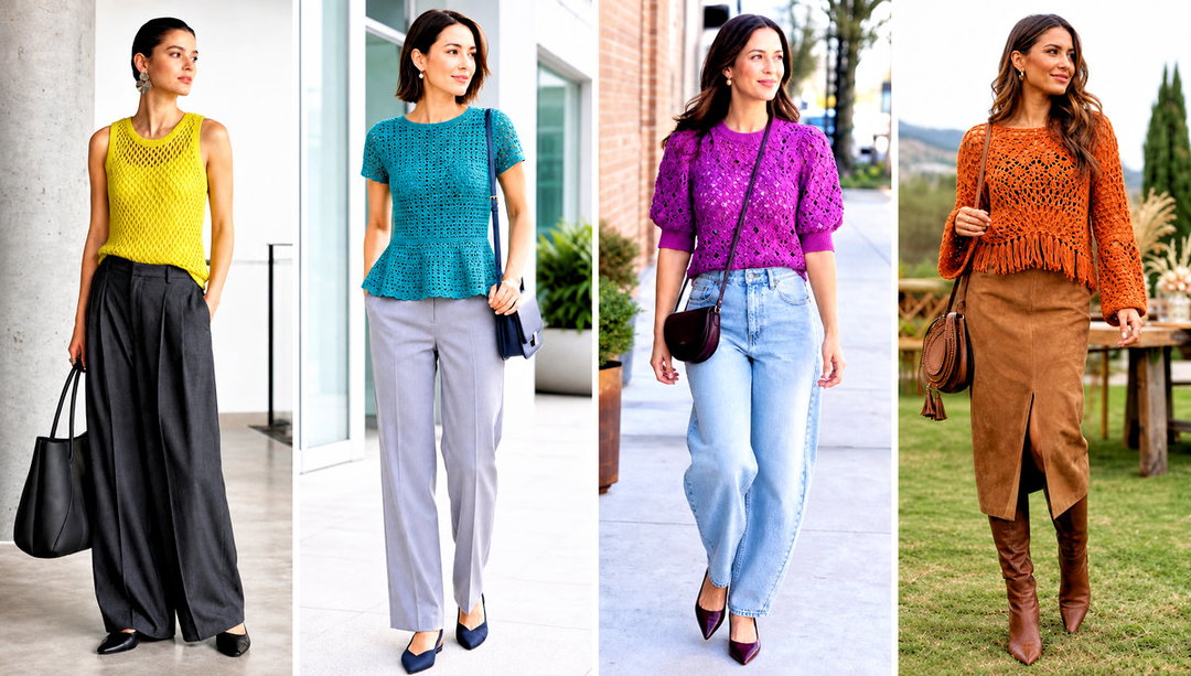 20 Different Types of Crochet Tops Outfit Ideas to Try