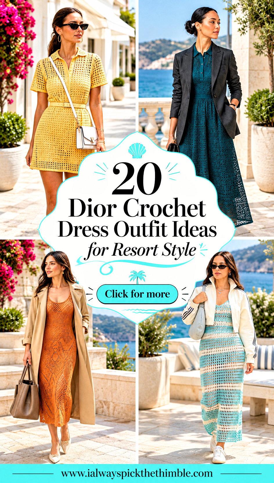 20 Dior Crochet Dress Outfit Ideas for Resort Style - 20 Dior Crochet Dress Outfit Ideas for Resort Style