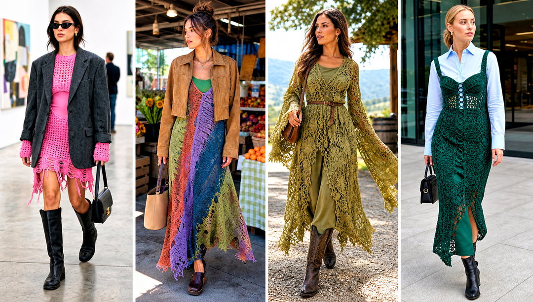20 Distressed Crochet Dress Outfit Ideas for Festivals