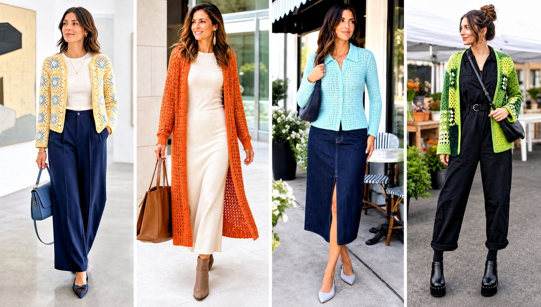 20 Diy Crochet Cardigan Outfit Ideas for Cozy Mornings