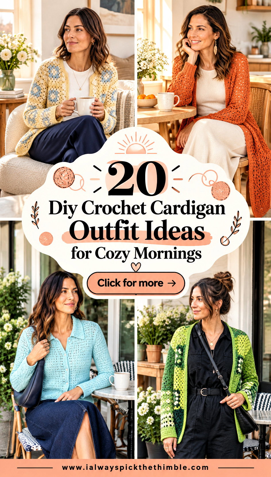 20 Diy Crochet Cardigan Outfit Ideas for Cozy Mornings - 20 Diy Crochet Cardigan Outfit Ideas for Cozy Mornings
