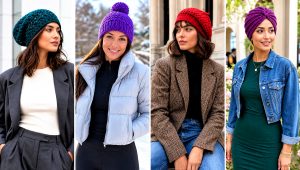 20 Double Crochet Hat Outfit Ideas for Weekend Wear