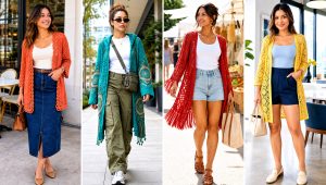 20 Dream Catcher Crochet Cardigan Outfit Ideas for Boho Days