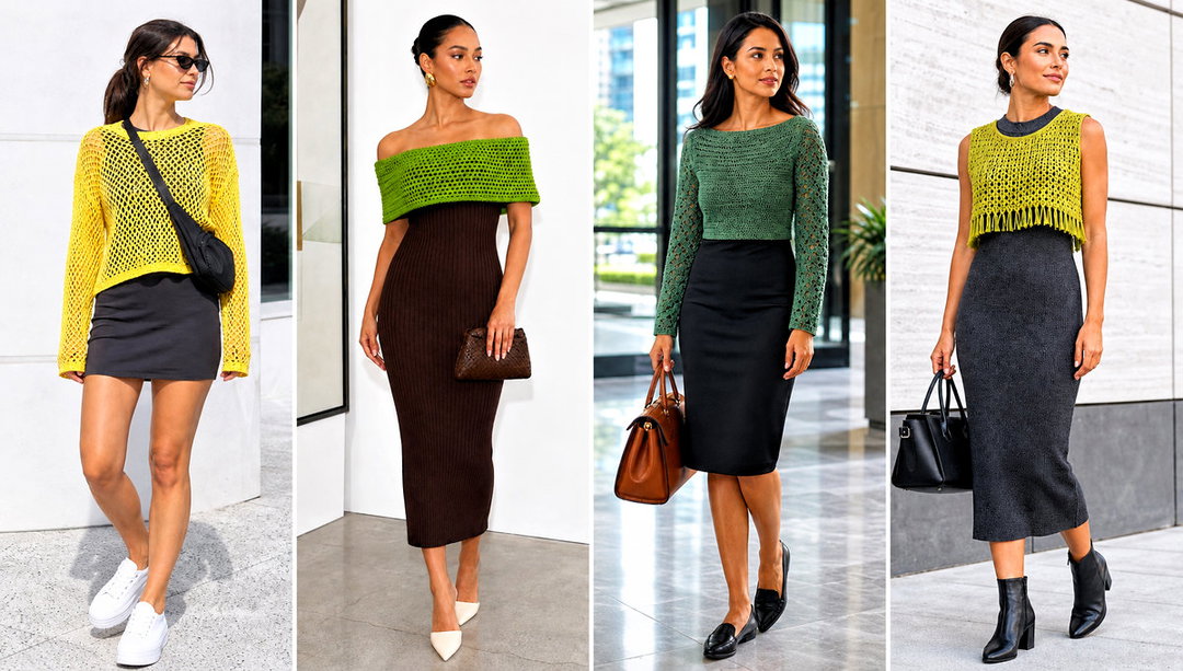 20 Dresses With Crochet Top Outfit Ideas for Summer Events