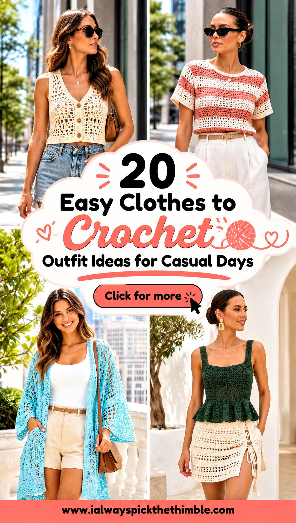 20 Easy Clothes to Crochet Outfit Ideas for Casual Days - 20 Easy Clothes to Crochet Outfit Ideas for Casual Days