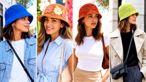 20 Easy Crochet Bucket Hat Outfit Ideas for Summer Trips