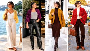 20 Easy Crochet Cocoon Shrug Outfit Ideas for Light Layers