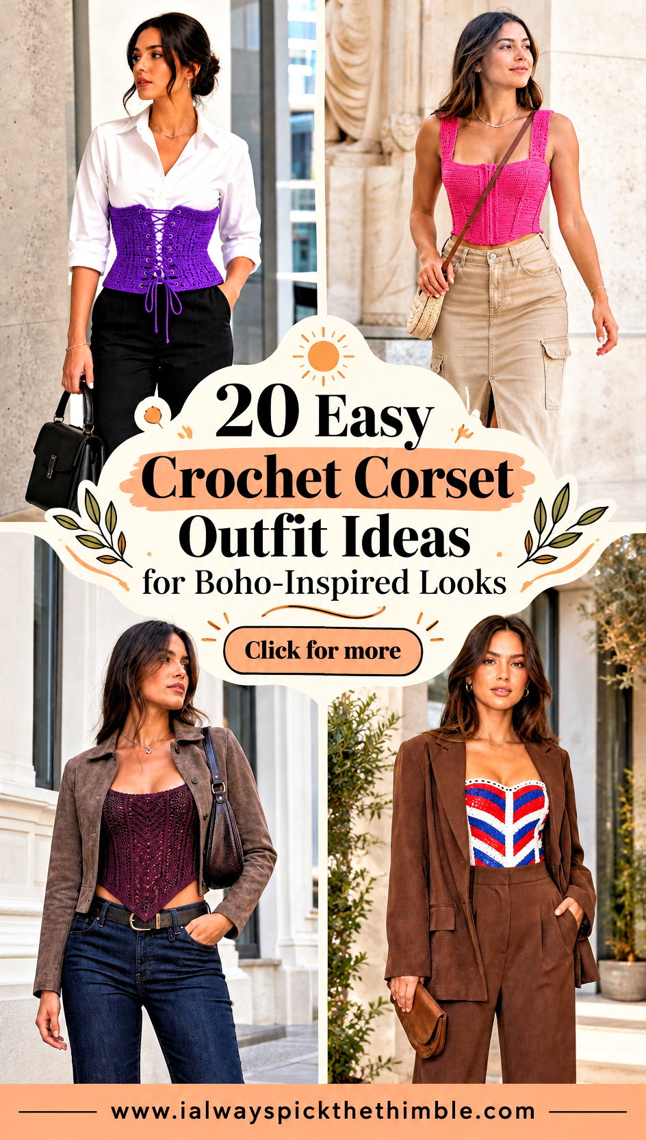 20 Easy Crochet Corset Outfit Ideas for Boho-Inspired Looks - 20 Easy Crochet Corset Outfit Ideas for Boho-Inspired Looks