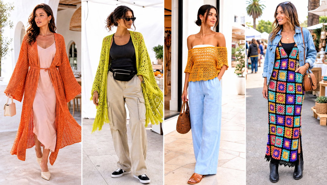 20 Easy Crochet Cover Up Outfit Ideas for Poolside Style