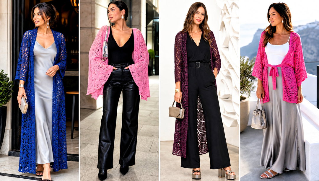 20 Easy Crochet Kimono Outfit Ideas for Breezy Summer Days
