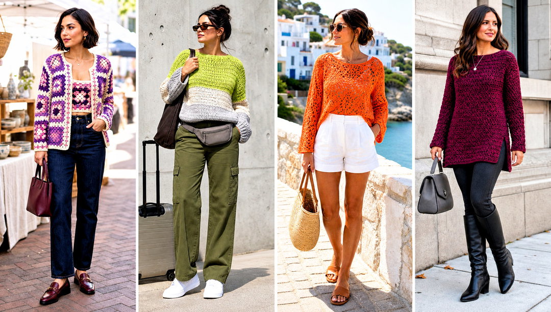 20 Easy Crochet Pullover Outfit Ideas for Laid-Back Days