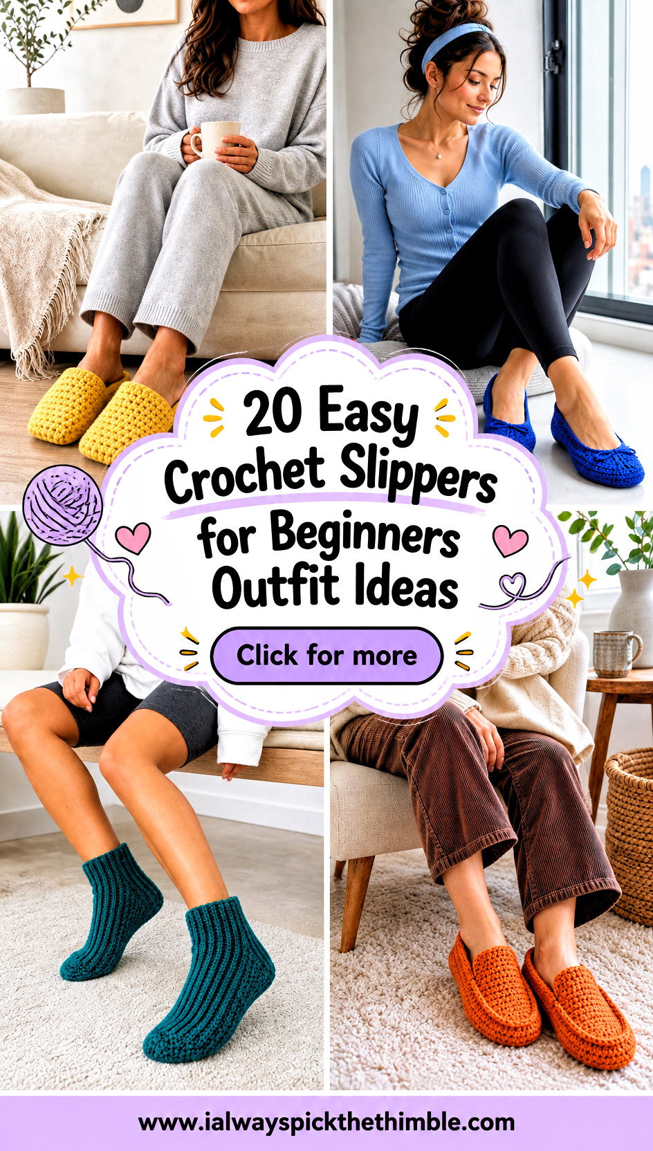 20 Easy Crochet Slippers for Beginners Outfit Ideas - 20 Easy Crochet Slippers for Beginners Outfit Ideas