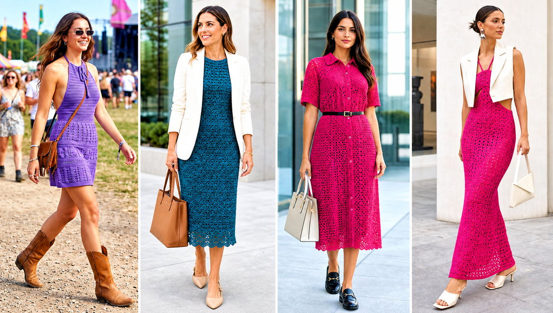 20 Easy Crochet Summer Dress Outfit Ideas for Beach Trips