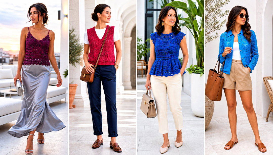 20 Easy Crochet Summer Tops for Beginners Outfit Ideas