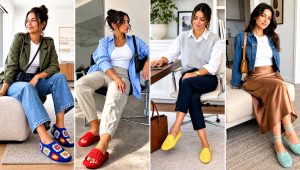 20 Easy Crocheted Slippers Outfit Ideas for Home Lounging