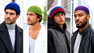 20 Easy Men’s Crochet Beanie Outfit Ideas for Casual Wear