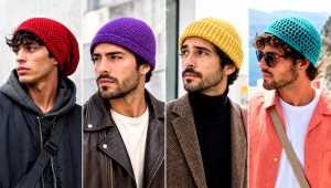 20 Easy Men’s Crochet Beanie Outfit Ideas with Denim