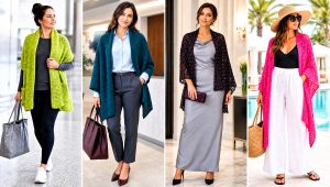 20 Easy Rectangle Crochet Shawl Outfit Ideas for Layering
