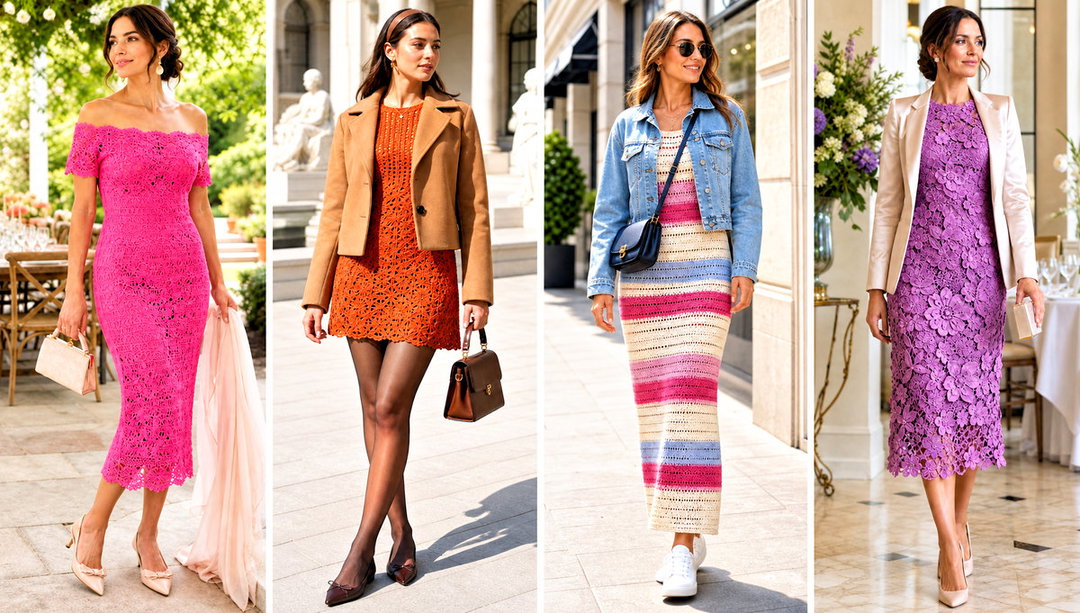 20 Elegant Crochet Dress Outfit Ideas for Summer Events