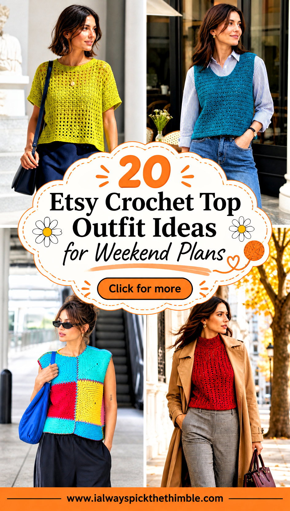 20 Etsy Crochet Top Outfit Ideas for Weekend Plans - 20 Etsy Crochet Top Outfit Ideas for Weekend Plans