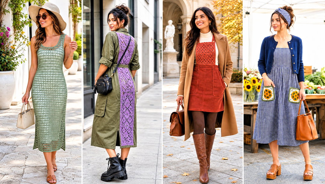 20 Fabric and Crochet Dress Outfit Ideas for Garden Parties