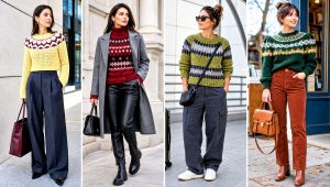 20 Fair Isle Crochet Sweater Outfit Ideas for Cabin Trips