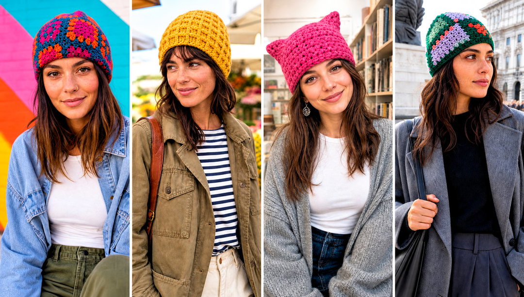 20 Fall Crochet Beanie Outfit Ideas for Crisp Mornings