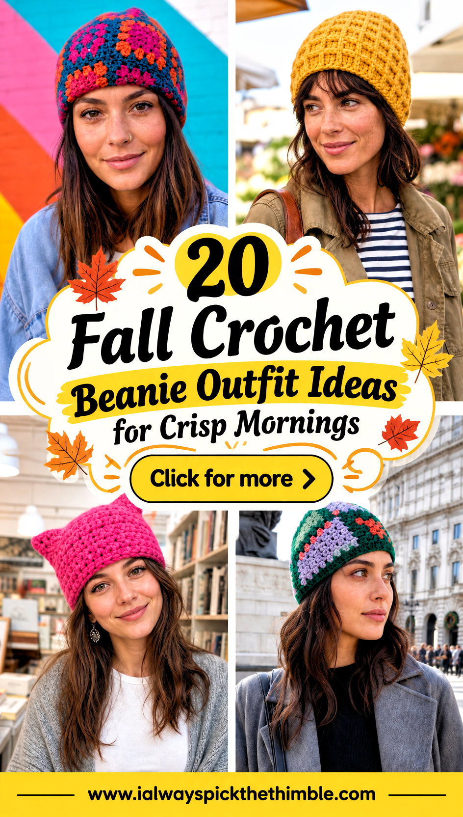 20 Fall Crochet Beanie Outfit Ideas for Crisp Mornings - 20 Fall Crochet Beanie Outfit Ideas for Crisp Mornings