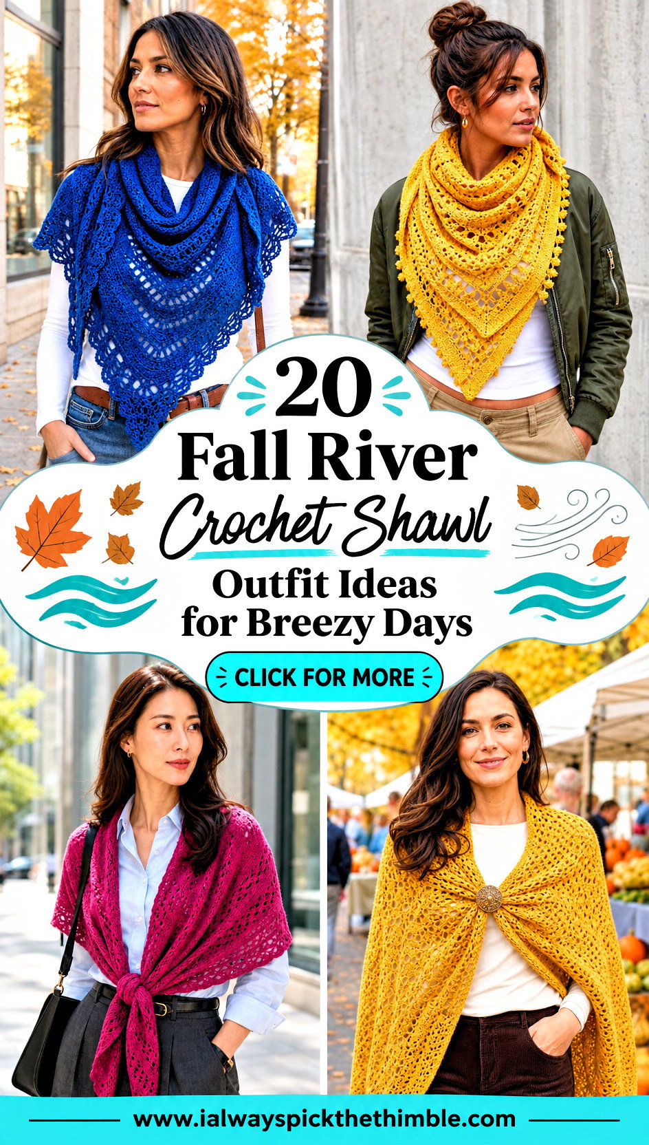 20 Fall River Crochet Shawl Outfit Ideas for Breezy Days - 20 Fall River Crochet Shawl Outfit Ideas for Breezy Days