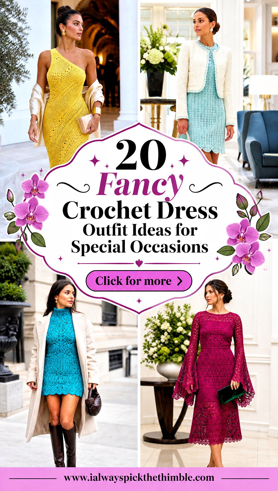 20 Fancy Crochet Dress Outfit Ideas for Special Occasions - 20 Fancy Crochet Dress Outfit Ideas for Special Occasions