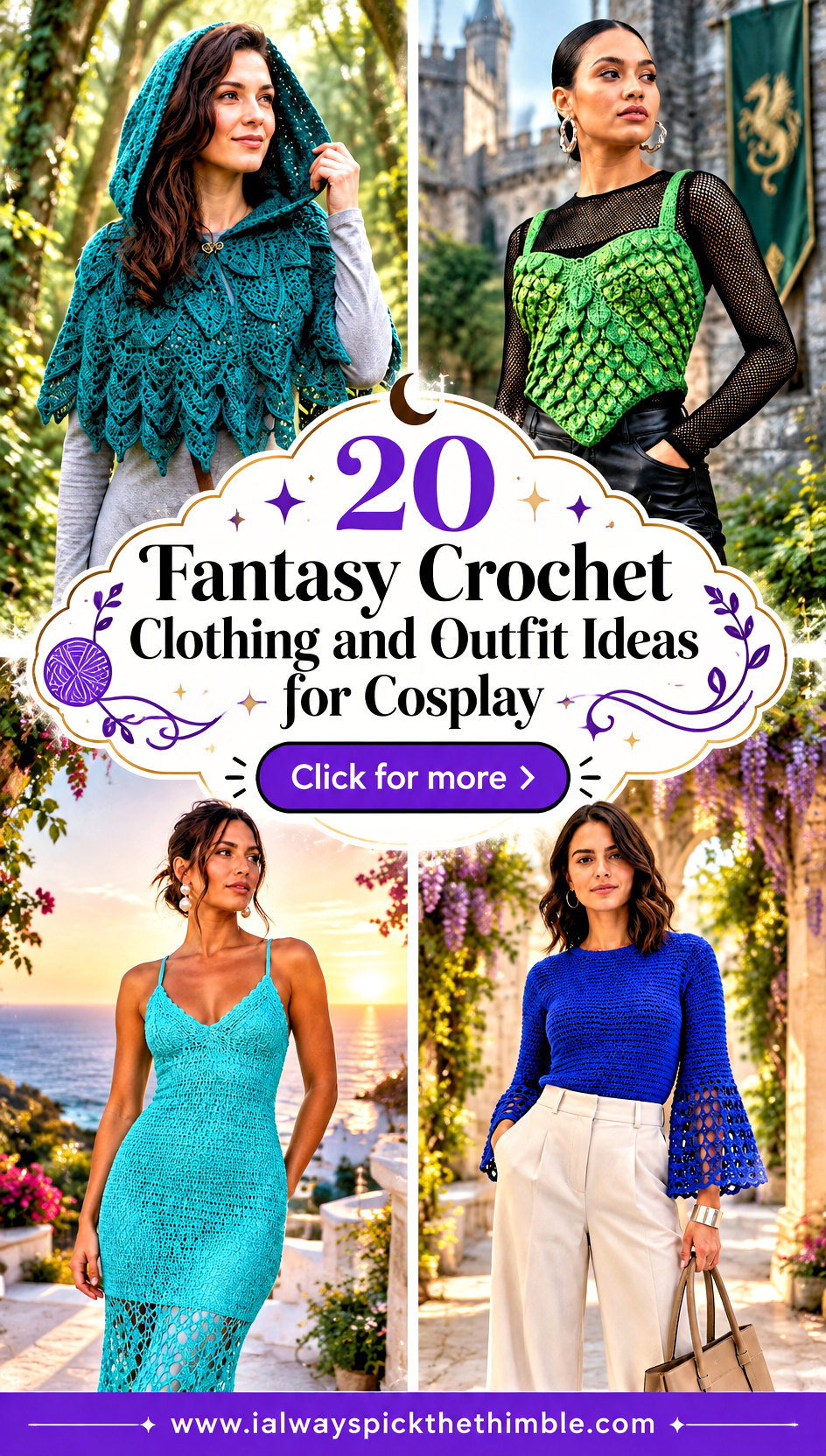 20 Fantasy Crochet Clothing and Outfit Ideas for Cosplay - 20 Fantasy Crochet Clothing and Outfit Ideas for Cosplay