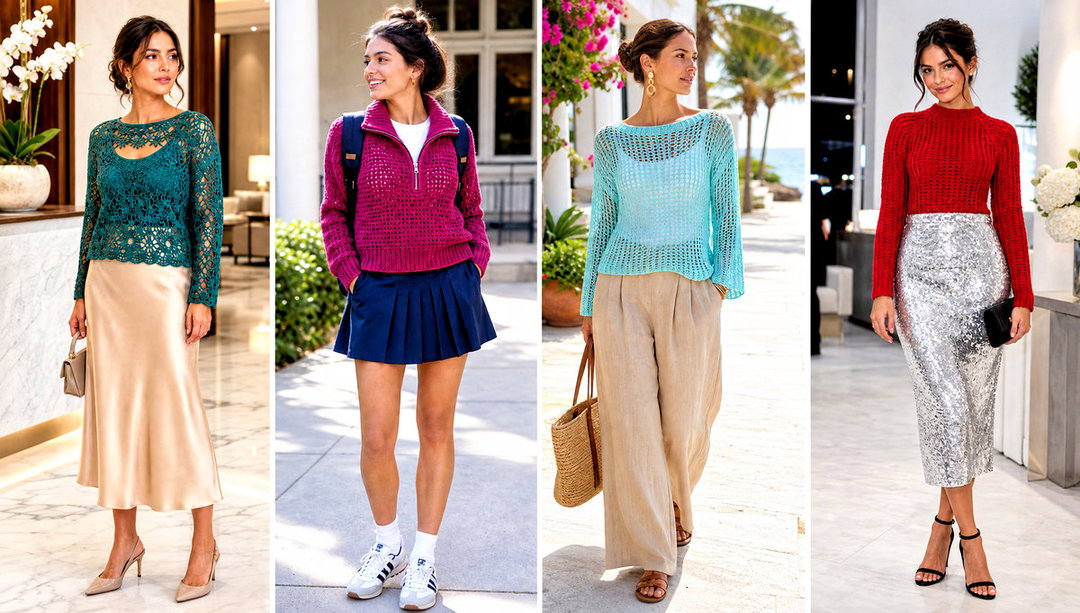 20 Fire Crochet Sweater Outfit Ideas for Bold Streetwear