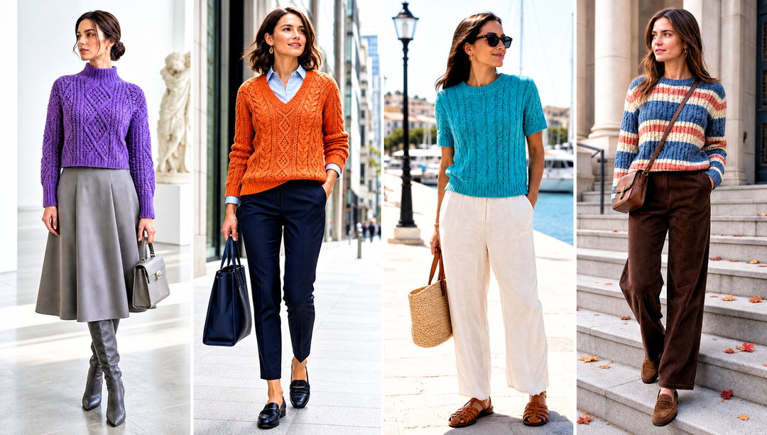 20 Fisherman Crochet Sweater Outfit Ideas for Coastal Days
