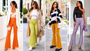 20 Flare Crochet Pants Outfit Ideas for Retro Looks