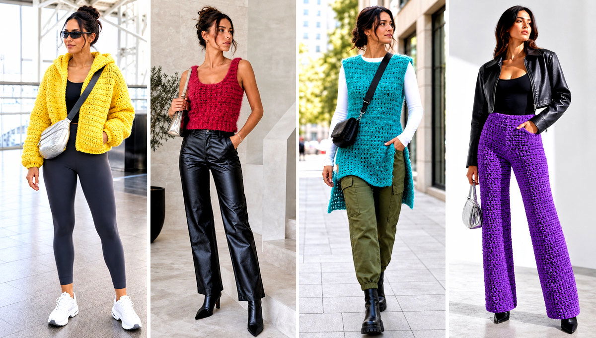 20 Fluffy Crochet Clothes and Outfit Ideas for Soft Layers