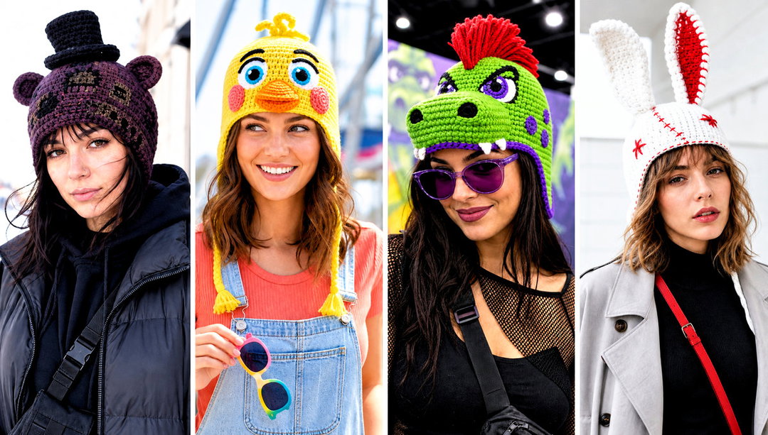 20 Fnaf Crochet Hat Outfit Ideas for Playful Fan Looks