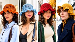20 Frilly Crochet Bucket Hat Outfit Ideas for Sunny Days