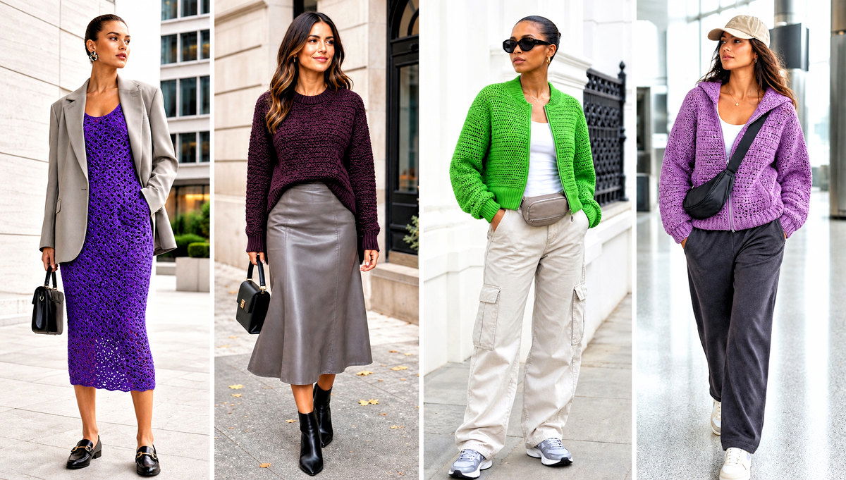 20 Full Crochet Outfit Ideas for Head-to-Toe Texture