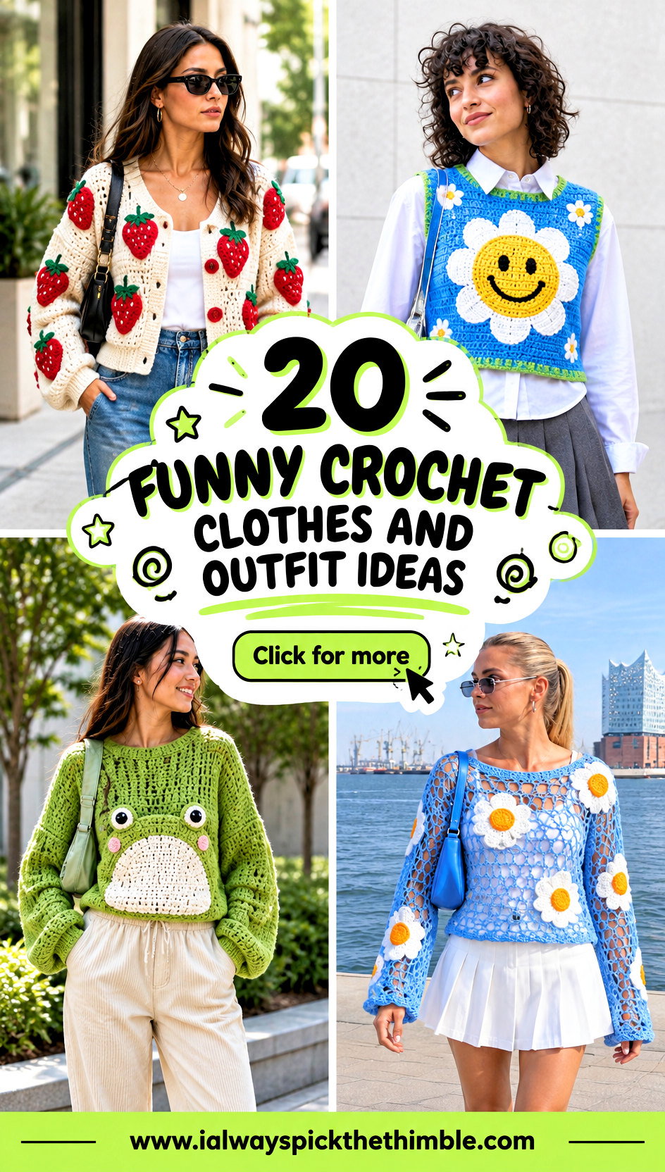 20 Funny Crochet Clothes and Outfit Ideas for Quirky Style - 20 Funny Crochet Clothes and Outfit Ideas for Quirky Style