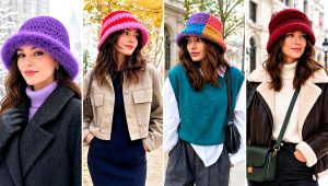 20 Fuzzy Crochet Bucket Hat Outfit Ideas for Cozy Days